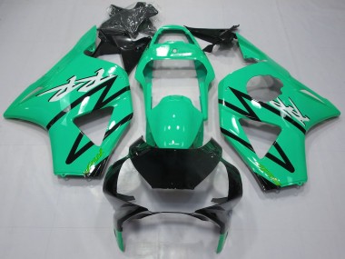 2002-2003 Honda CBR954RR Motorcycle Fairings - Teal Blue Glossy Black UK Manufacturers