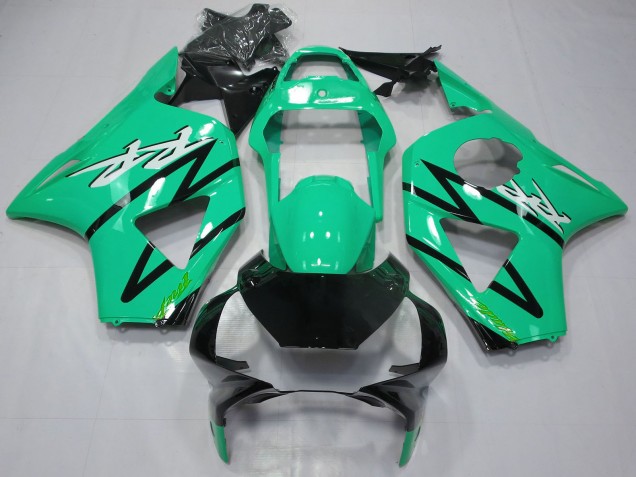 2002-2003 Honda CBR954RR Motorcycle Fairings - Teal Blue Glossy Black UK Manufacturers