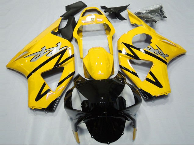 2002-2003 Honda CBR954RR Motorcycle Fairings - Yellow Glossy Black CBR Style UK Manufacturers