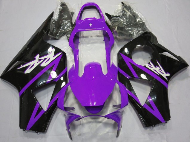 2002-2003 Honda CBR954RR Motorcycle Fairings - Purple Glossy Black UK Manufacturers