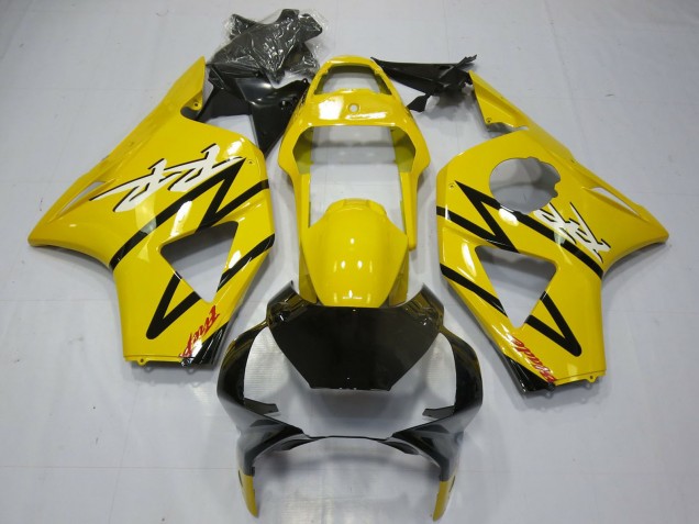 2002-2003 Honda CBR954RR Motorcycle Fairing - Yellow Glossy Black UK Manufacturers