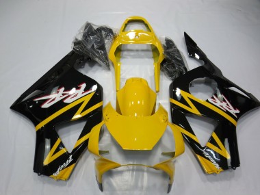 2002-2003 Honda CBR954RR Motorcycle Fairings - Yellow Glossy Black UK Manufacturers