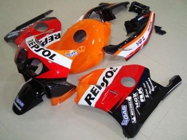 1990-1998 Honda CBR250RR Motorcycle Fairings - Orange White Red Glossy Black Classic Repsol UK Manufacturers
