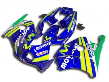 1990-1998 Honda CBR250RR Motorcycle Fairings - Blue Yellow Green MoviStar Red Castrol UK Manufacturers