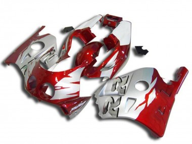 1990-1998 Honda CBR250RR Motorcycle Fairings - Silver Red UK Manufacturers