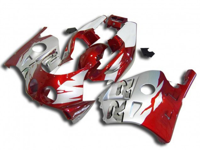 1990-1998 Honda CBR250RR Motorcycle Fairings - Silver Red UK Manufacturers