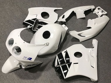 1990-1998 Honda CBR250RR Motorcycle Fairings - White Glossy Black UK Manufacturers