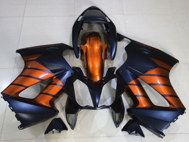 2002-2013 Honda VFR 800 Motorcycle Fairings - Orange Matte Blue Matte Black UK Manufacturers
