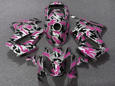 2002-2013 Honda VFR 800 Motorcycle Fairings - Pink Camouflage UK Manufacturers