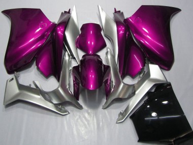 2010-2014 Honda VFR 1200 Motorcycle Fairings - Silver Pink UK Manufacturers