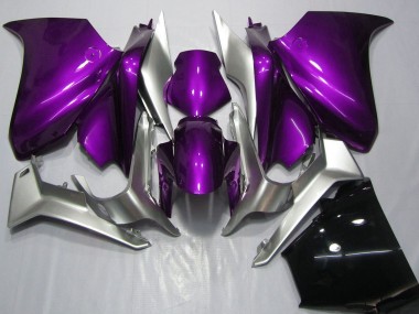 2010-2014 Honda VFR 1200 Motorcycle Fairings - Silver Purple UK Manufacturers