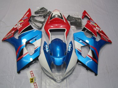 2003-2004 Suzuki GSXR 1000 Motorcycle Fairings - Red Blue White UK Manufacturers
