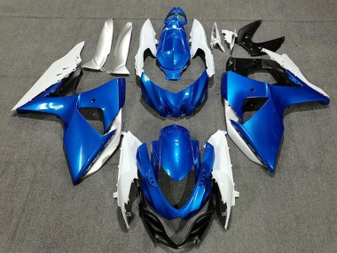 2009-2016 Suzuki GSXR 1000 Motorcycle Fairings - Blue White Silver Black UK Manufacturers