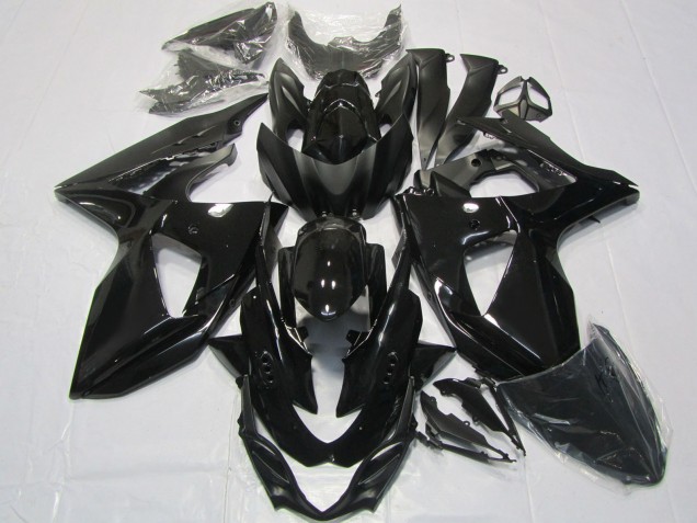 2009-2016 Suzuki GSXR 1000 Motorcycle Fairings - Glossy Black UK Manufacturers