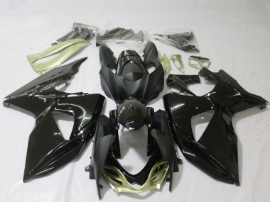 2009-2016 Suzuki GSXR 1000 Motorcycle Fairings - Glossy Black Silver UK Manufacturers