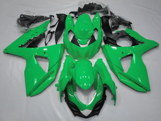 2009-2016 Suzuki GSXR 1000 Motorcycle Fairing - Green Black UK Manufacturers