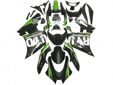 2017-2024 Suzuki GSXR 1000 Motorcycle Fairings - Matte Black Green UK Manufacturers