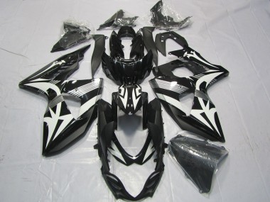 2009-2016 Suzuki GSXR 1000 Motorcycle Fairings - Black White UK Manufacturers
