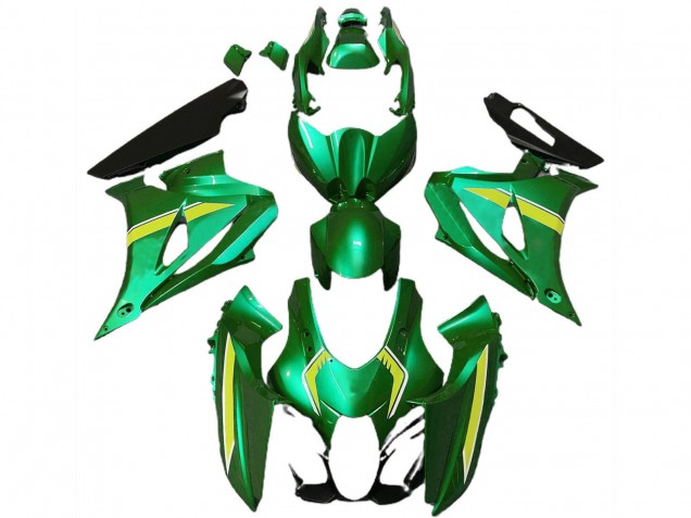 2017-2024 Suzuki GSXR 1000 Motorcycle Fairings - Green Yellow Style UK Manufacturers