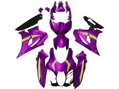 2017-2024 Suzuki GSXR 1000 Motorcycle Fairings - Pink Yellow Style UK Manufacturers