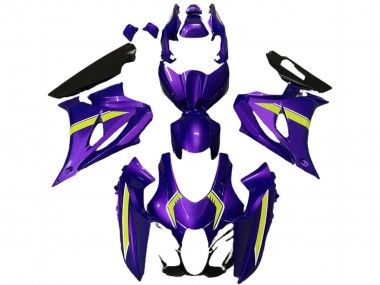 2017-2024 Suzuki GSXR 1000 Motorcycle Fairings - Purple Yellow Style UK Manufacturers