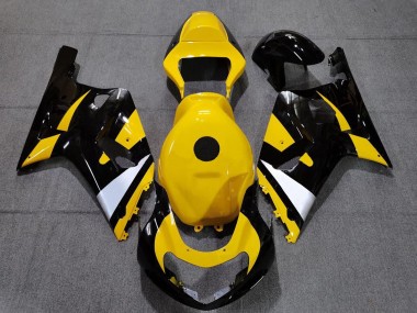 2001-2003 Suzuki GSXR 600 / GSXR 750 Motorcycle Fairings - Yellow White Glossy Black UK Manufacturers