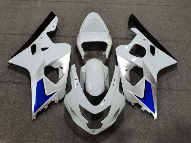 2004-2005 Suzuki GSXR 600 / GSXR 750 Motorcycle Fairing Kits - White Blue Black UK Manufacturers