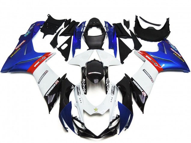 2011-2024 Suzuki GSXR 600 / GSXR 750 Abs Motorcycle Fairings - Blue White Red UK Manufacturers