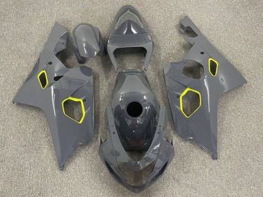2004-2005 Suzuki GSXR 600 / GSXR 750 Motorcycle Fairings - Nardo Grey Neon Yellow UK Manufacturers