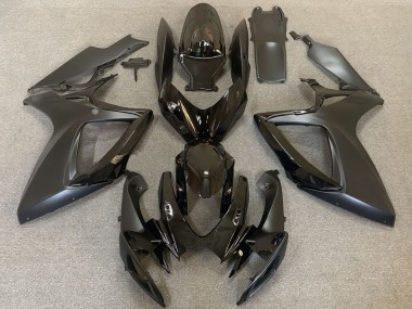2006-2007 Suzuki GSXR 600 / GSXR 750 Motorcycle Fairings - Glossy Black Matte Black UK Manufacturers