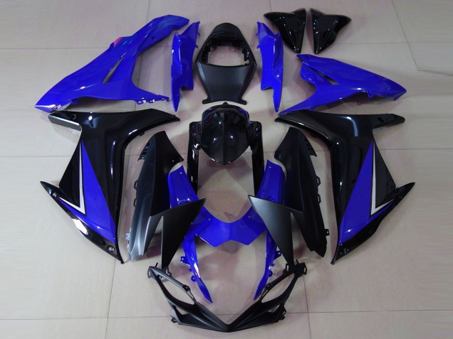 2011-2024 Suzuki GSXR 600 / GSXR 750 Motorcycle Fairings - Blue Glossy Black UK Manufacturers