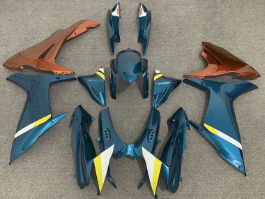 2011-2024 Suzuki GSXR 600 / GSXR 750 Motorcycle Fairings - Light Blue Orange White Yellow UK Manufacturers