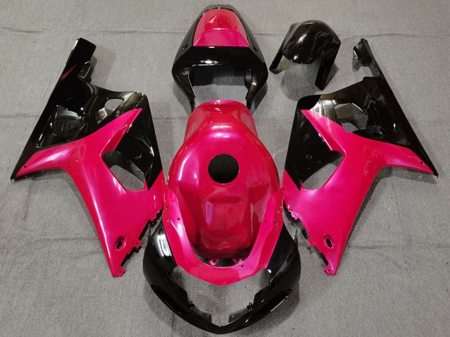 2001-2003 Suzuki GSXR 600 / GSXR 750 Motorcycle Fairings - Pink Glossy Black UK Manufacturers
