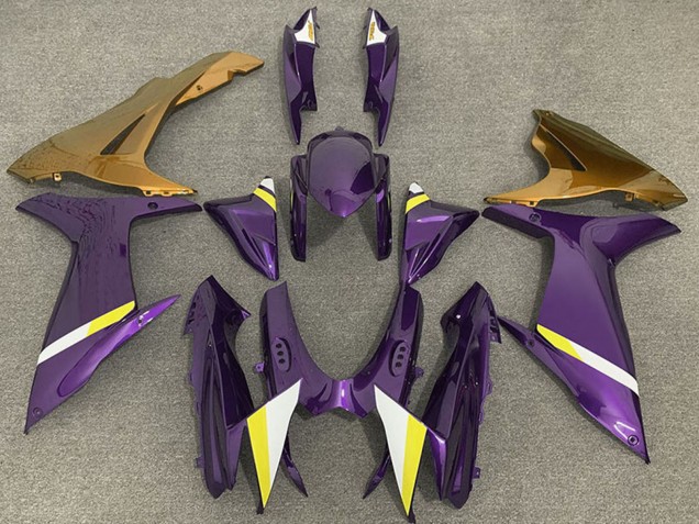 2011-2024 Suzuki GSXR 600 / GSXR 750 Motorcycle Fairings - Purple Gold White Yellow UK Manufacturers