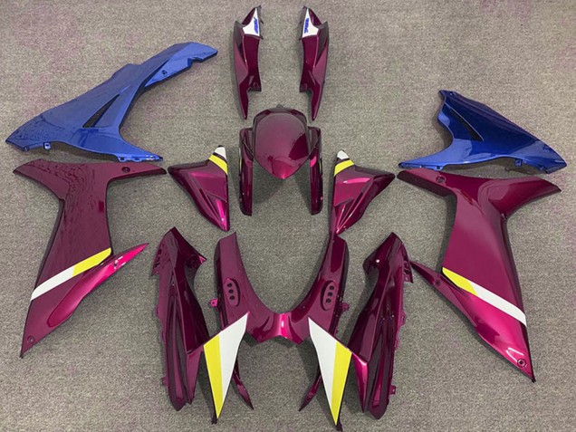 2011-2024 Suzuki GSXR 600 / GSXR 750 Motorcycle Fairings - Purple Blue White Yellow UK Manufacturers