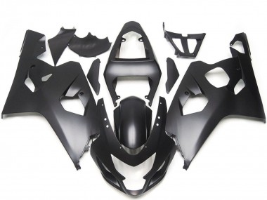 2004-2005 Suzuki GSXR 600 / GSXR 750 Motorcycle Fairings - Matte Black Style UK Manufacturers