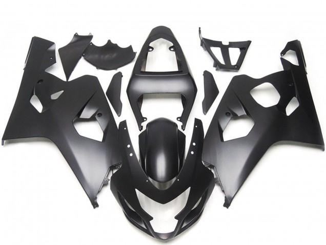 2004-2005 Suzuki GSXR 600 / GSXR 750 Motorcycle Fairings - Matte Black Style UK Manufacturers