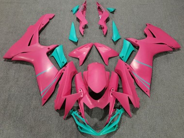 2011-2024 Suzuki GSXR 600 / GSXR 750 Motorcycle Fairings - Pink Teal UK Manufacturers