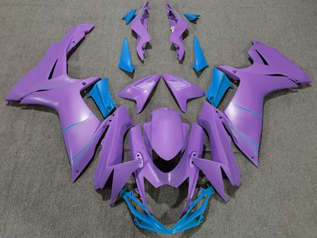 2011-2024 Suzuki GSXR 600 / GSXR 750 Motorcycle Fairings - Purple Light Blue UK Manufacturers