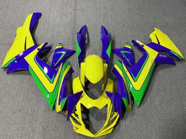 2011-2024 Suzuki GSXR 600 / GSXR 750 Motorcycle Fairings - Blue Yellow Green UK Manufacturers