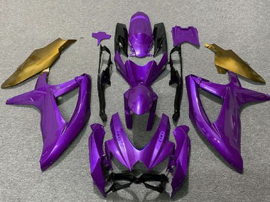 2008-2010 Suzuki GSXR 600 / GSXR 750 Motorcycle Fairings - Purple Gold UK Manufacturers