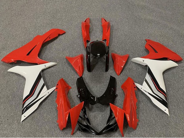 2011-2024 Suzuki GSXR 600 / GSXR 750 Motorcycle Fairings - Red White Black UK Manufacturers