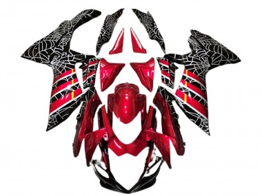 2011-2024 Suzuki GSXR 600 / GSXR 750 Motorcycle Fairings - Red Black Spider UK Manufacturers