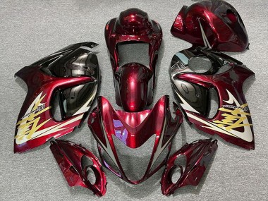 2008-2020 Suzuki GSXR 1300 Motorcycle Fairings - Deep Red Gold UK Manufacturers