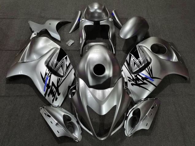 2008-2020 Suzuki GSXR 1300 Motorcycle Fairings - Liquid Silver Blue UK Manufacturers