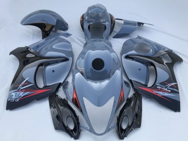 2008-2020 Suzuki GSXR 1300 Motorcycle Fairings - Nardo Grey Black Red UK Manufacturers