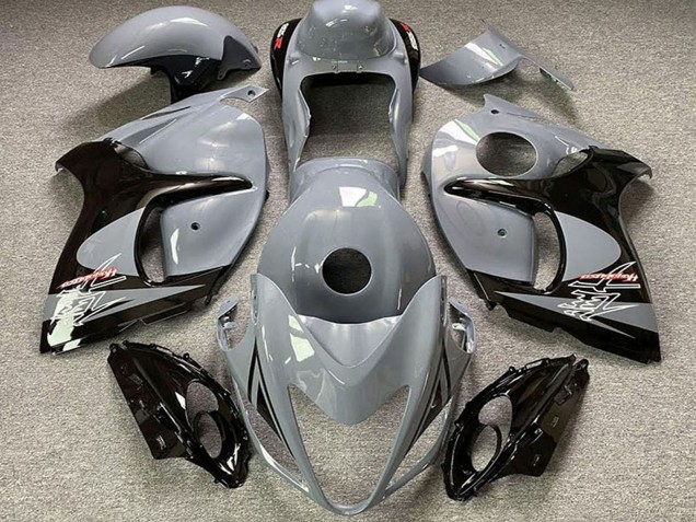 2008-2020 Suzuki GSXR 1300 Motorcycle Fairings - Nardo Grey Black UK Manufacturers