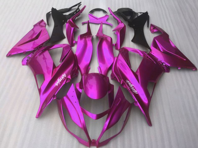 2016-2020 Kawasaki ZX10R Motorcycle Fairings - Glossy Candy Pink UK Manufacturers