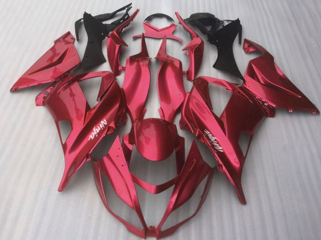 2016-2020 Kawasaki ZX10R Motorcycle Fairings - Glossy Candy Red UK Manufacturers