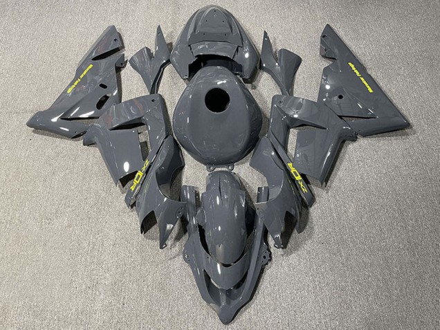 2004-2005 Kawasaki ZX10R Motorcycle Fairings - Dark Grey with Logo UK Manufacturers